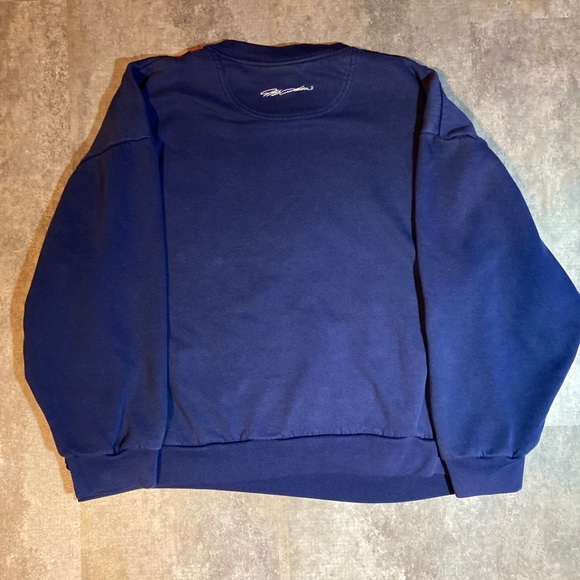 Vintage Chase Dupont Nascar Motorsport Blue Sweatshirt Mens XL - Picture 6 of 6